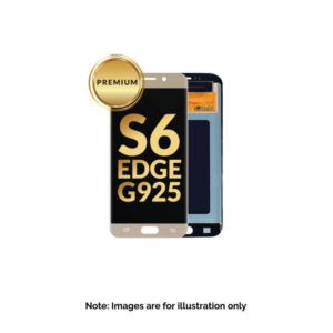 Samsung S6 Edge Screen Assembly Gold (Premium)