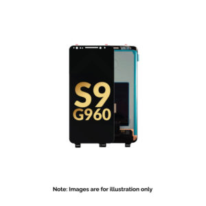 Samsung S9 Screen OEM With Frame Assembly Black (Premium)