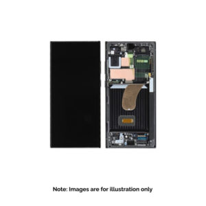 Samsung S23 Ultra Screen OEM With Frame LCD Black Assembly