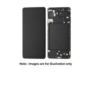Samsung A71 5G A716 OLED With Frame Screen Assembly Black